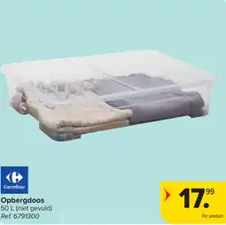 Carrefour Opbergdoos aanbieding