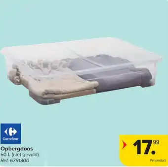 Carrefour Opbergdoos aanbieding