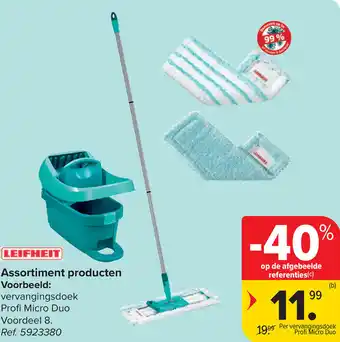 Carrefour Leifheit assortiment producten aanbieding