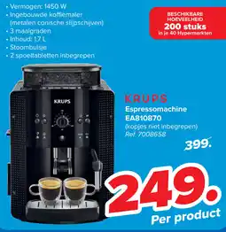 Carrefour Krups espressomachine EA810870 aanbieding