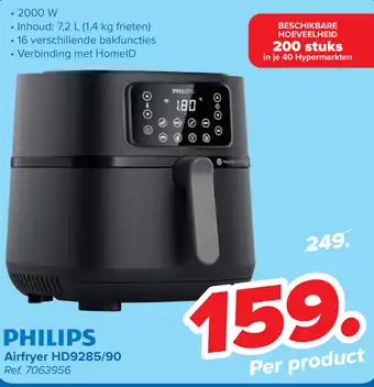 Carrefour PHILIPS Airfryer HD9285/90 aanbieding