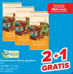 Carrefour Dennenschors Mulch Agroflore aanbieding