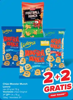 Carrefour Lorenz chips monster munch aanbieding