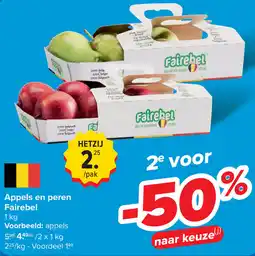 Carrefour Appels en peren Fairebel aanbieding