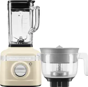 Coolblue KitchenAid Artisan K400 5KSB4026EAC Amandelwit + citruspers opzetstuk aanbieding