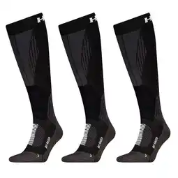 Decathlon HEAD Skisokken Racer Kneehigh 3-pack Zwart aanbieding