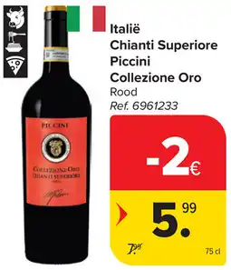 Carrefour Italië Chianti Superiore Piccini Collezione Oro aanbieding