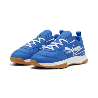 Decathlon Varion II zaalschoenen voor jongeren PUMA Team Royal White Gum Blue Beige aanbieding