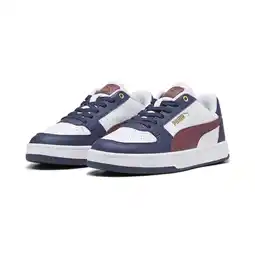 Decathlon PUMA Caven 2.0 sneakers voor jongeren PUMA White Dark Jasper Navy Gold Red Blue aanbieding