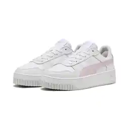 Decathlon Carina Street sneakers voor dames PUMA White Rose Mauve Feather Gray Pink aanbieding