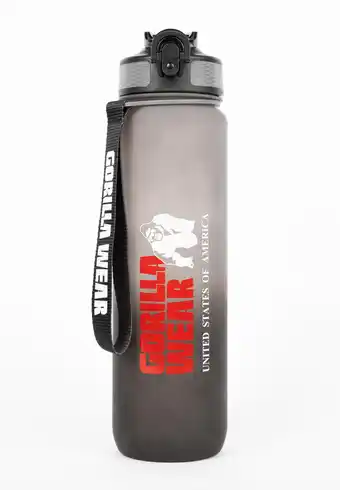 Decathlon Gradient Water Bottle 1000ML - Black/Gray aanbieding