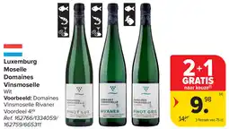 Carrefour Luxemburg Moselle Domaines Vinsmoselle aanbieding