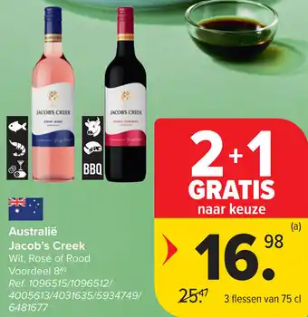 Carrefour Australië Jacob's Creek aanbieding