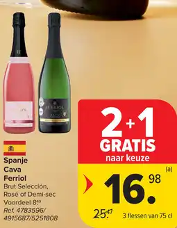 Carrefour Spanje Cava Ferriol aanbieding