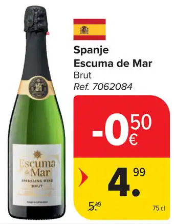 Carrefour Spanje Escuma de Mar aanbieding