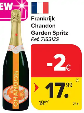 Carrefour Frankrijk Chandon Garden Spritz aanbieding