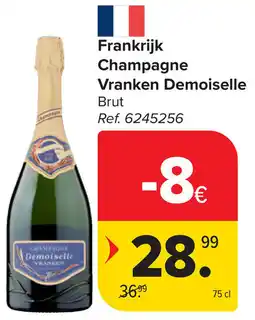 Carrefour Frankrijk Champagne Vranken Demoiselle aanbieding