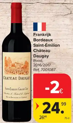 Carrefour Frankrijk Bordeaux Saint-Émilion Château Daugay aanbieding