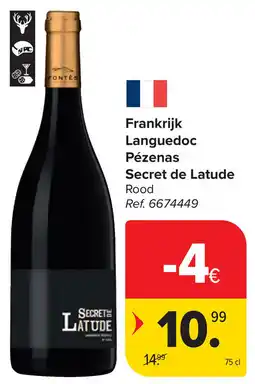 Carrefour Frankrijk Languedoc Pézenas Secret de Latude aanbieding