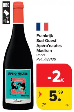 Carrefour Frankrijk Sud-Ouest Apéro❜nautes Madiran aanbieding