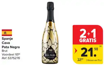 Carrefour Spanje Cava Pata Negra aanbieding