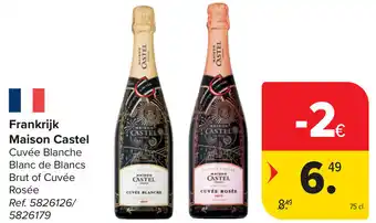 Carrefour Frankrijk Maison Castel aanbieding