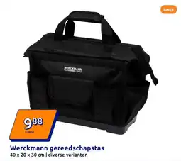 Action Werckmann gereedschapstas aanbieding