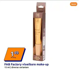 Action FAB Factory vloeibare make-up aanbieding