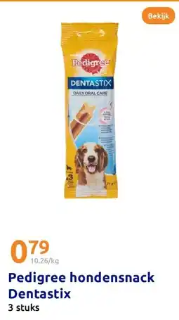 Action Pedigree hondensnack Dentastix aanbieding