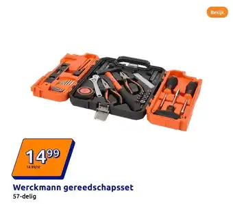 Action Werckmann gereedschapsset aanbieding