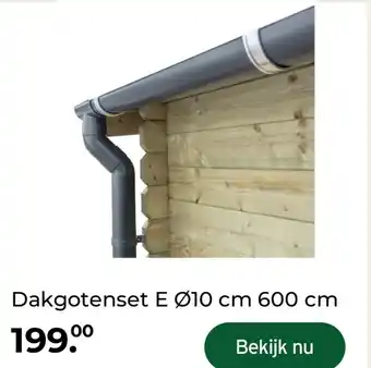 GAMMA Dakgotenset E Ø10 cm 600 cm aanbieding