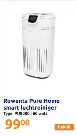 Action Rowenta Pure Home smart luchtreiniger aanbieding