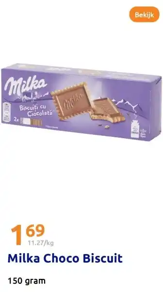 Action Milka Choco Biscuit aanbieding