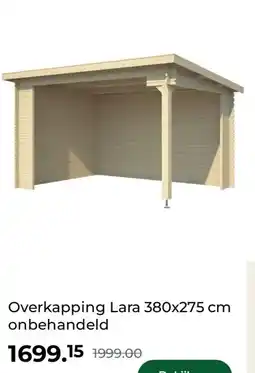 GAMMA Overkapping Lara 380x275 cm onbehandeld aanbieding