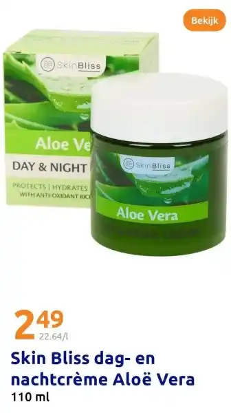 Action Skin Bliss dag- en nachtcrème Aloë Vera aanbieding