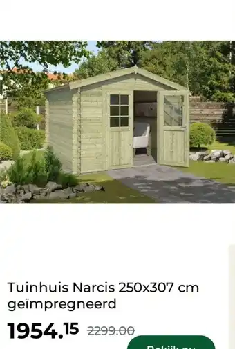 GAMMA Tuinhuis Narcis 250x307 cm geïmpregneerd aanbieding