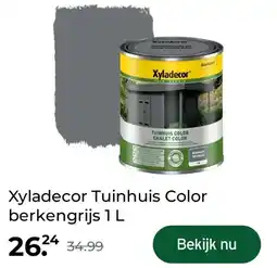 GAMMA Xyladecor Tuinhuis Color berkengrijs 1 L aanbieding