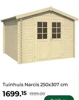 GAMMA Tuinhuis Narcis 250x307 cm aanbieding