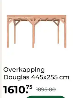 GAMMA Overkapping Douglas 445x255 cm aanbieding