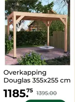 GAMMA Overkapping Douglas 355x255 cm aanbieding