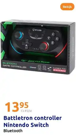 Action Battletron controller Nintendo Switch aanbieding