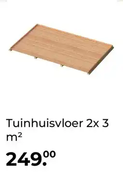 GAMMA Tuinhuisvloer 2x 3 m² aanbieding