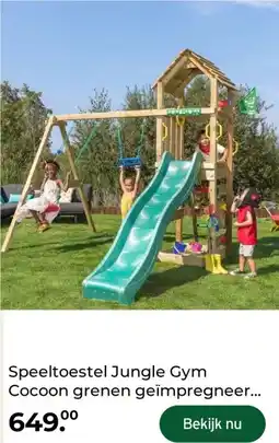 GAMMA Speeltoestel Jungle Gym Cocoon grenen geïmpregneer aanbieding