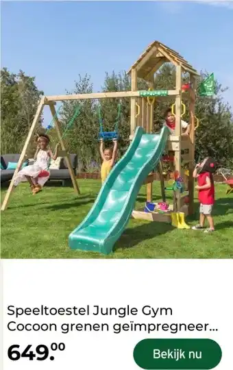 GAMMA Speeltoestel Jungle Gym Cocoon grenen geïmpregneer aanbieding