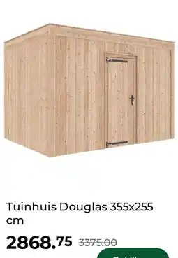 GAMMA Tuinhuis Douglas 355x255 cm aanbieding