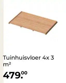 GAMMA Tuinhuisvloer 4x 3 m² aanbieding