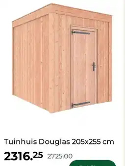 GAMMA Tuinhuis Douglas 205x255 cm aanbieding