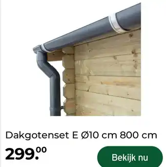 GAMMA Dakgotenset E Ø10 cm 800 cm aanbieding