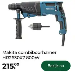 GAMMA Makita combiboorhamer HR2630X7 800W aanbieding