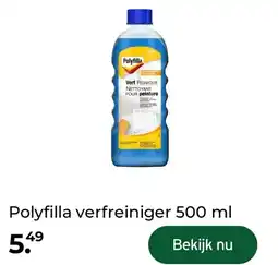GAMMA Polyfilla verfreiniger 500 ml aanbieding